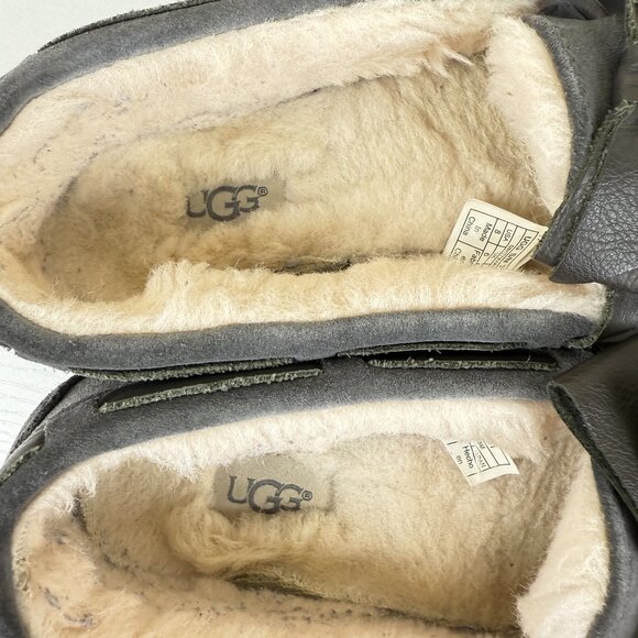 UGG Dakota Shearling Moccasin Slip On Bow Slippers S/N1020031 - Picture 8 of 11